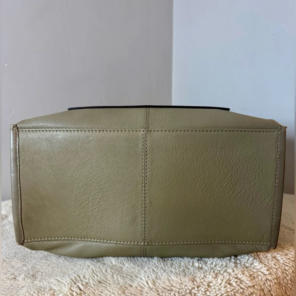 RADLEY LONDON Olive Green Leather Hobo Bag